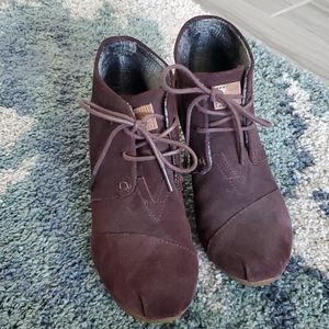 Womens Tom's desert wedge